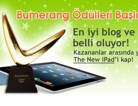 Türkiye’nin en iyi blogları Bumerang Ödülleri’yle belirleniyor