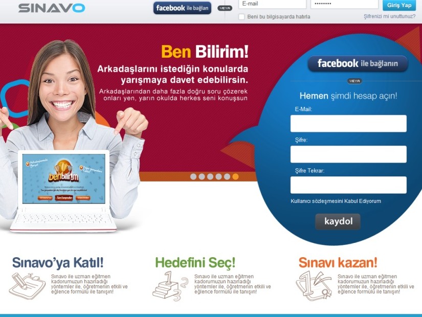 Ücretsiz sosyal eğitim platformu “sinavo.com”