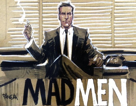 Mad Men karakterlerine çizgi roman dokunuşu