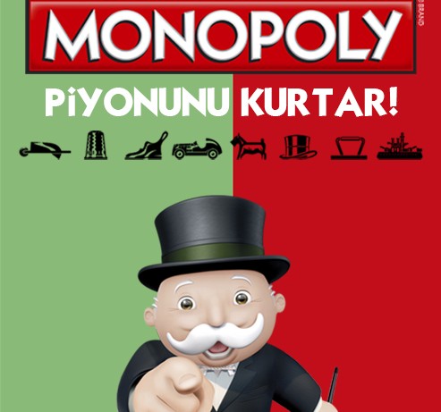 Monopoly piyonlarından biri oyundan çıkıyor