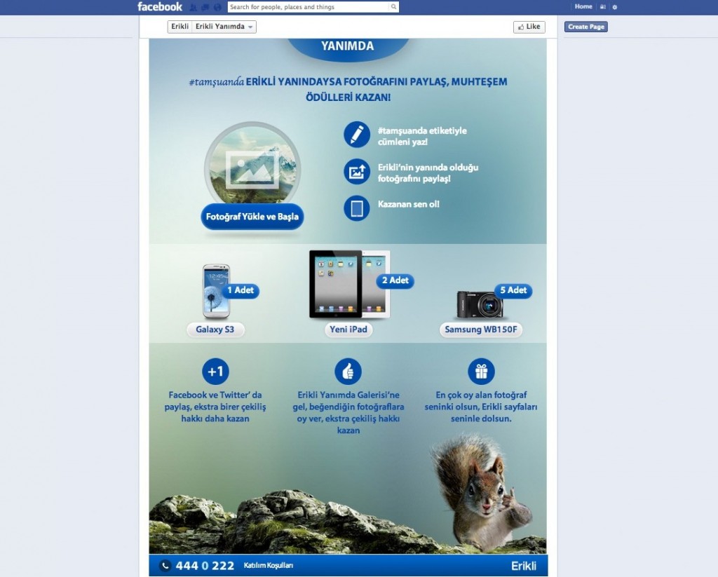 Erikli'den sosyal medya uygulaması