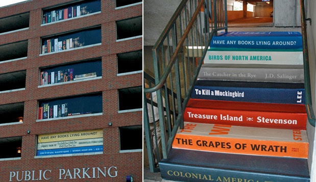 Charity book sale in Greenville, South Carolina