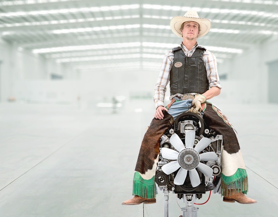 Ünlü rodeocu Richard Harden, Castrol’ün yeni reklam filminde