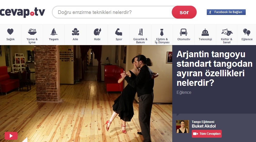 Yeni online video platformu cevap.tv yayında