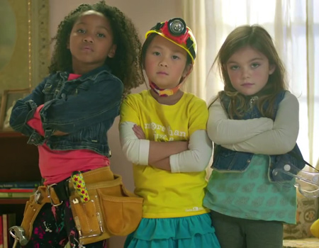 Kız çocuklarına yönelik 'mühendislik kiti' GoldieBox, ilk reklam filmini yayınladı.
