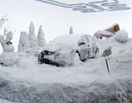 Honda’dan iklimlere meydan okuyan reklam filmi