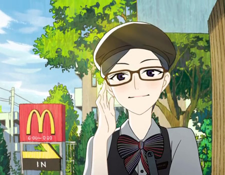 McDonald’s’tan müstakbel çalışanları için anime