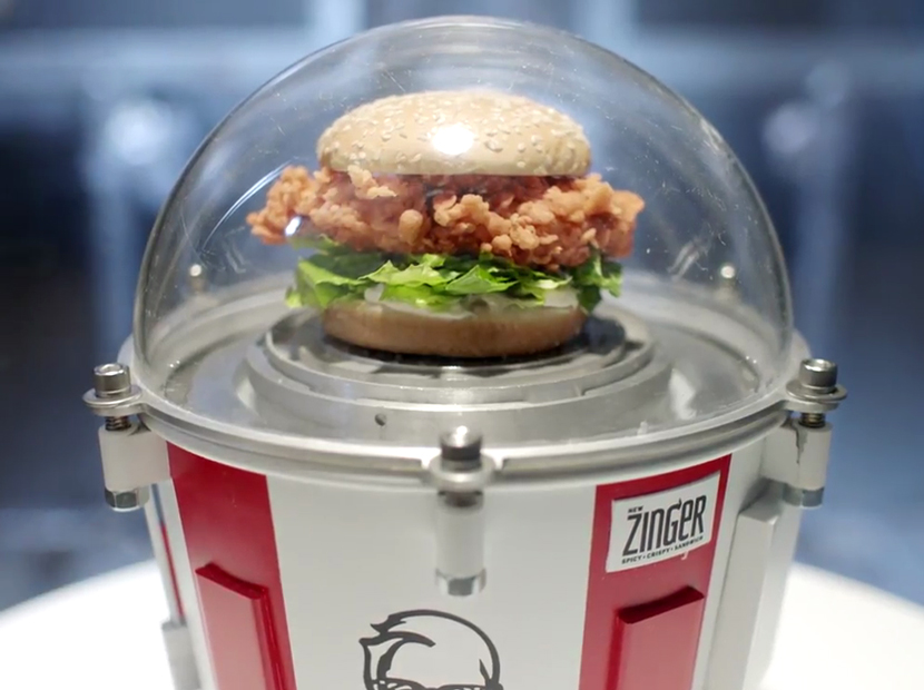 KFC uzaya sandviç gönderiyor