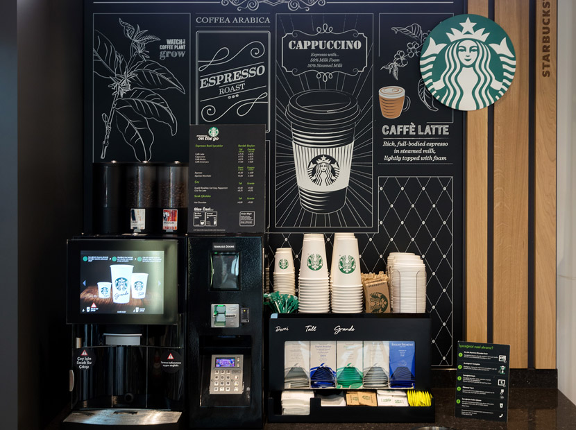 Starbucks’tan baristasız kahve deneyimi