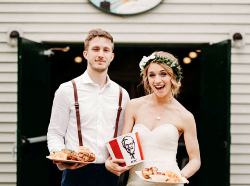 KFC’den evlendirme hizmeti