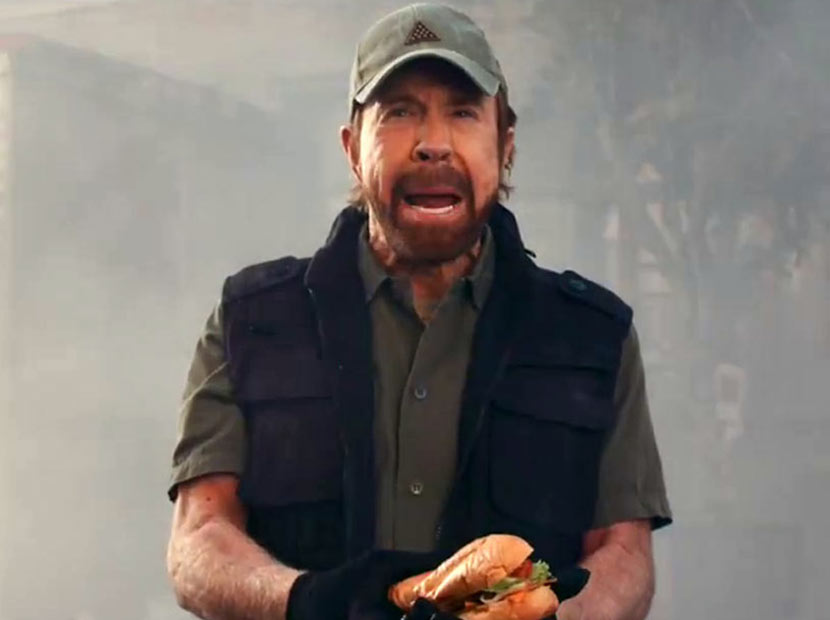 Açlığın düşmanı Chuck Norris