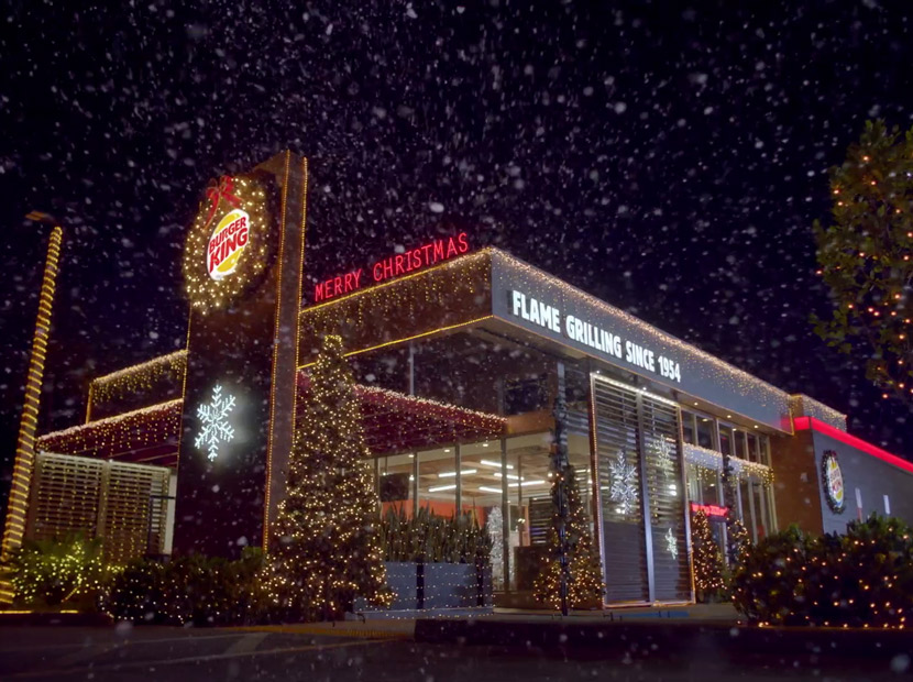 Burger King’den erken Noel kutlaması