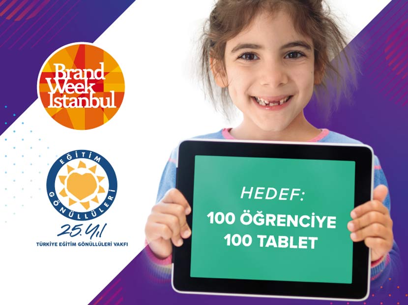 Brand Week Istanbul biletleri eğitim için tablete dönüşüyor