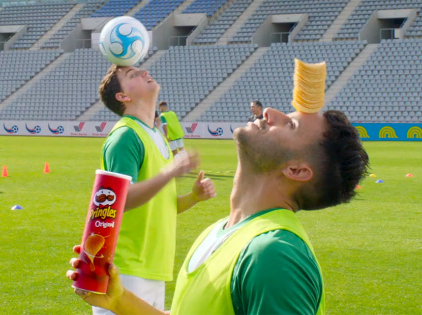 Futbola eğlence katan atıştırmalık