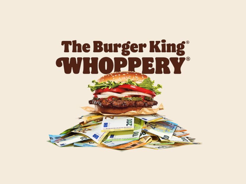 Bir piyango bileti olarak Whopper