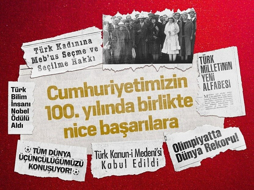 Cumhuriyetimizin 100. yılı hatırına