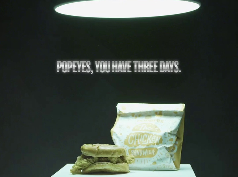 Konkur daveti alana kadar bu sandviç rehine