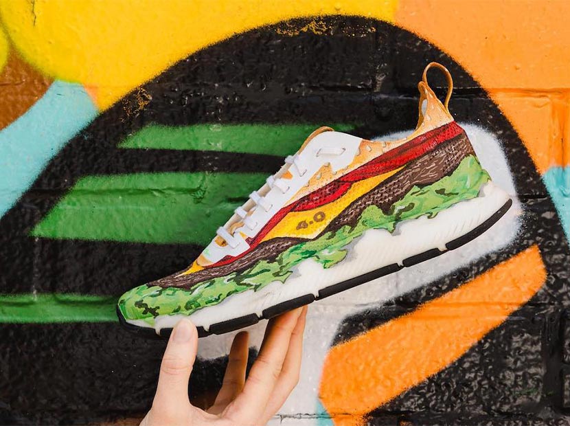 Giyilebilir vegan burger