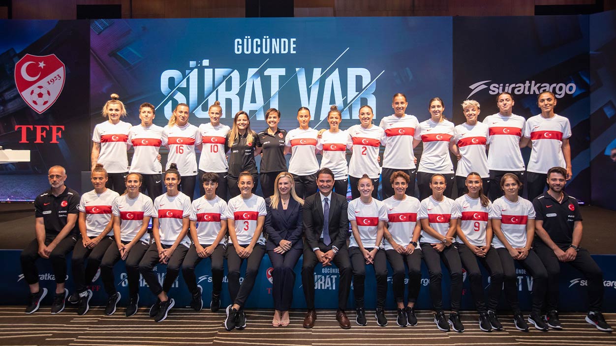 Kadın Futbol Milli Takımları’nın yeni ana sponsoru Sürat Kargo