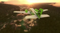 Ormanları koruyan uçuş simülasyonu