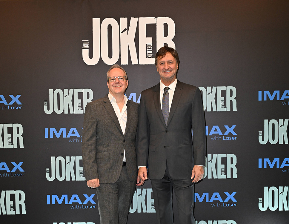 IMAX Kıdemli Başkan Yardımcısı John Schreiner, CineNOVA Kurucusu Muzaffer Yıldırım