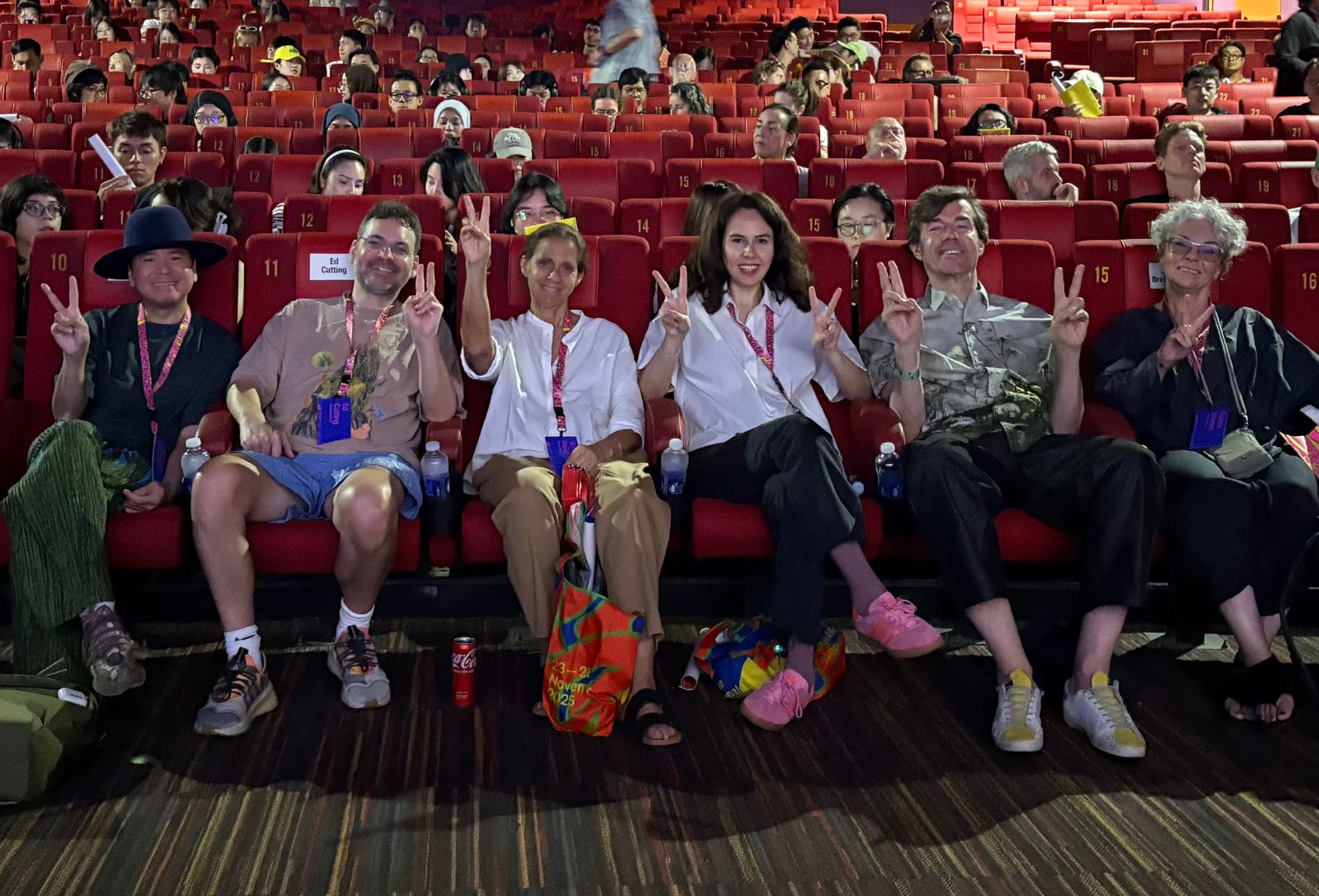 Soldan sağa: Tin&Ed, Veronica Majluf, Özge Güven, Stefan Sagmeister, Rebeca Mendez