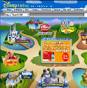 Disneyden çocuklara yönelik web sitesi