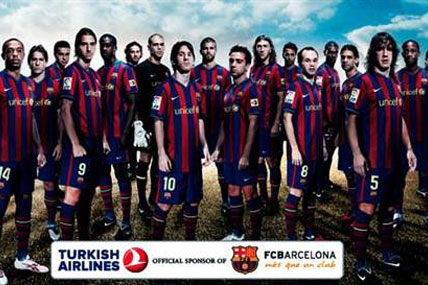 THY Barcelona’ya resmen sponsor