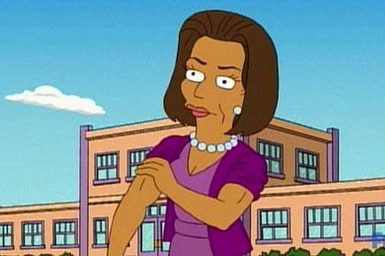 Michelle Obama The Simpsons’a konuk oldu