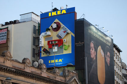 IKEA dikey eviyle Taksim’de