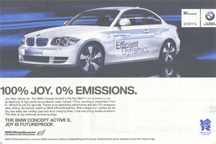 BMW reklamı yasaklandı