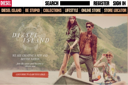 Diesel’in online “Diesel Adası” kampanyası