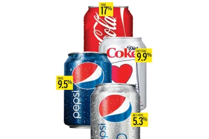 Diet Cola Pepsi’yi yerinden etti