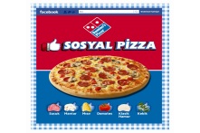 Facebook oylarıyla yaratılan Sosyal Pizza, Dominos menüsünde