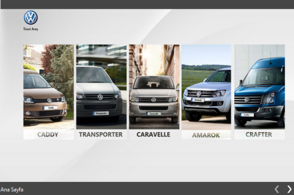 VW Windows 8 uygulama mağazasında