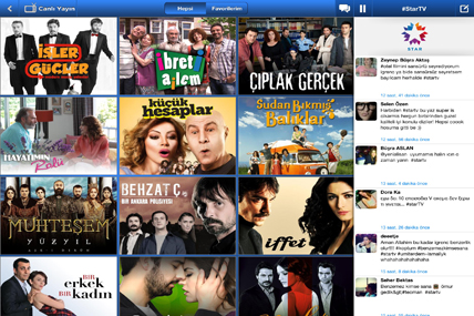 Türkiye’nin ilk sosyal televizyon uygulaması
